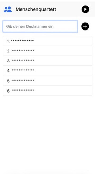 Menschenquartett App Screenshot